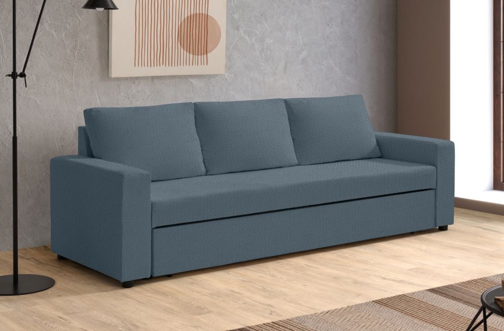 Sofá cama de tela Leo de HOME - principal