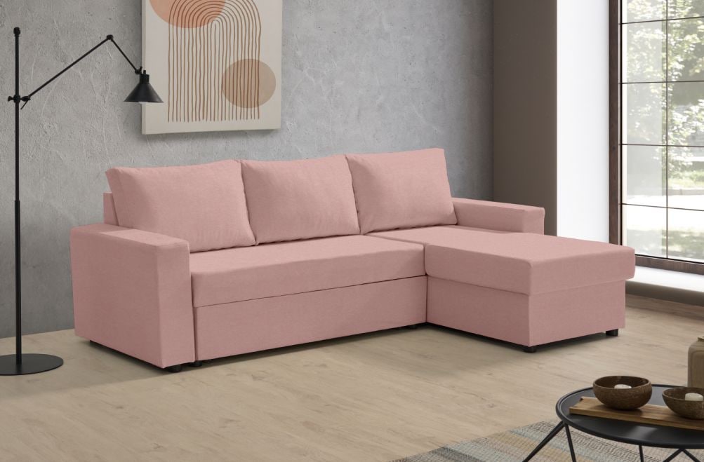 Sofá cama de tela Leo de HOME - principal