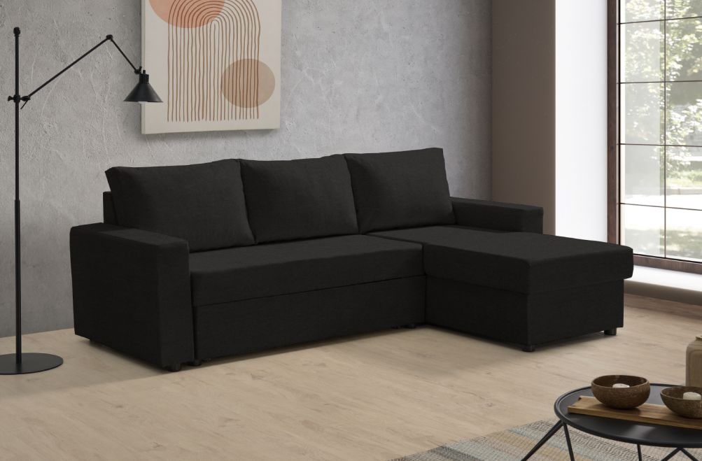 Sofá cama de tela Leo de HOME - principal