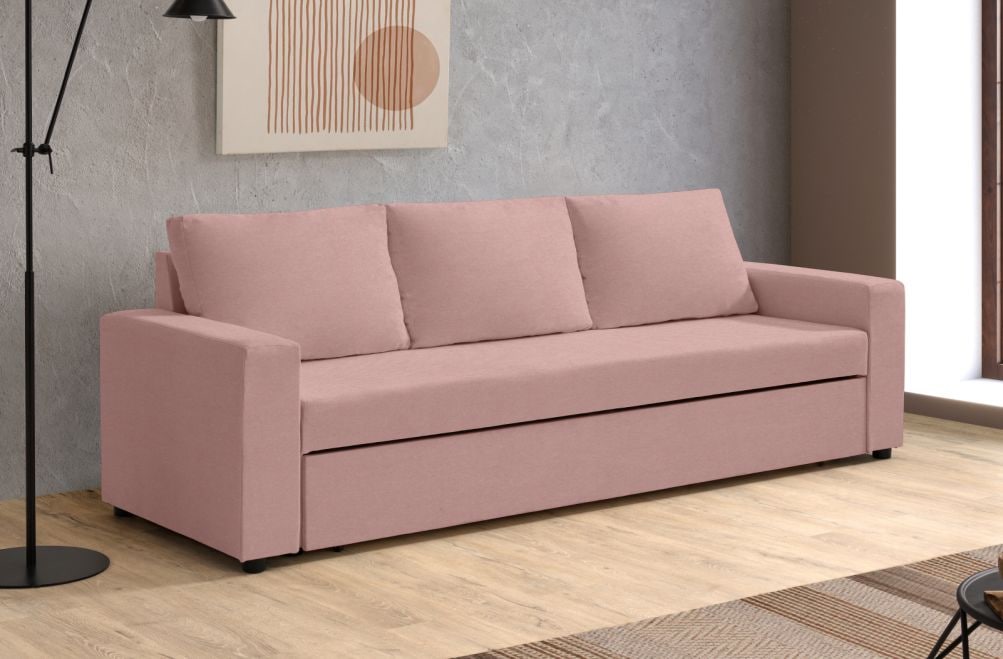 Sofá cama de tela Leo de HOME - principal