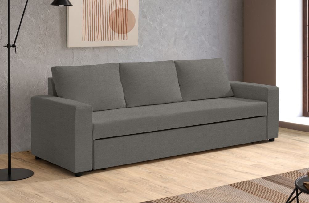 Sofá cama de tela Leo de HOME - principal
