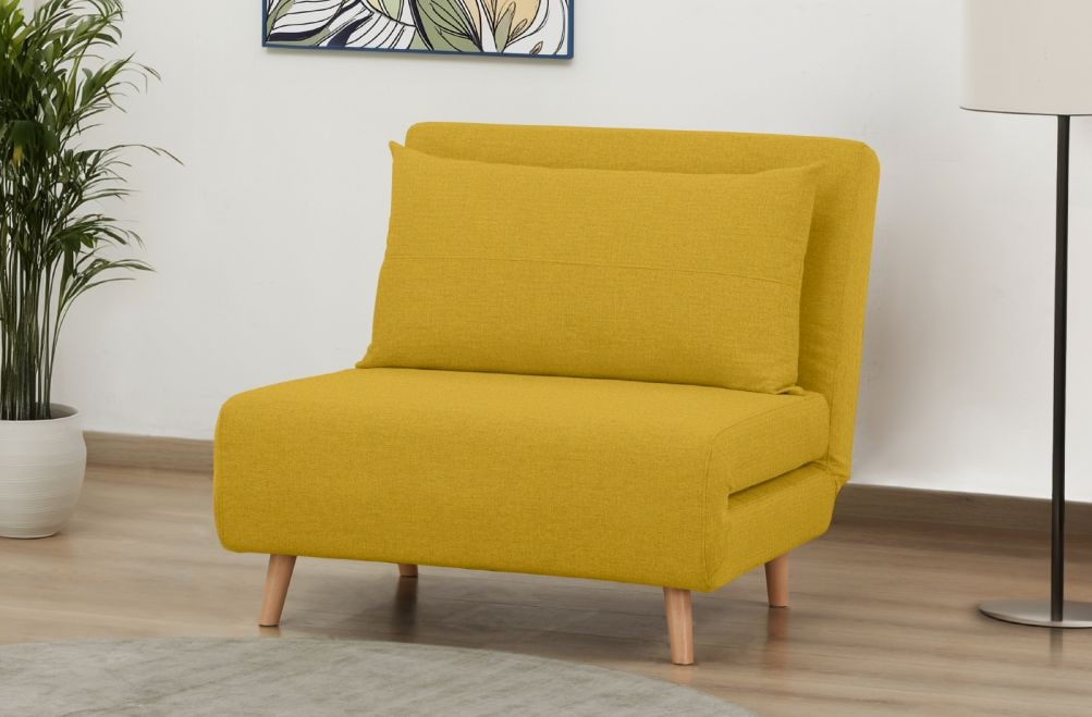 Sofá cama de tela Level de HOME - principal