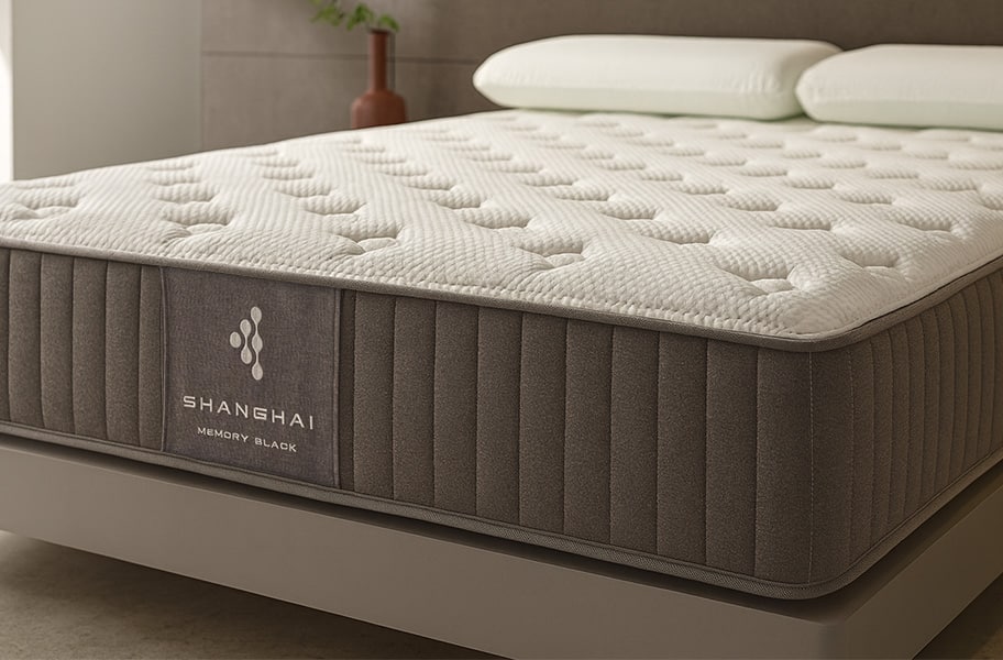 Colchón de muelles ensacados Memory Black Shanghai de HOME - principal