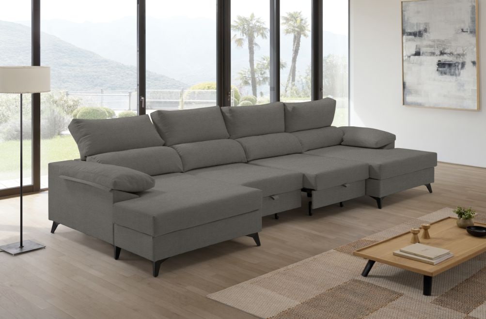 Sofá de tela Hércules de HOME - principal