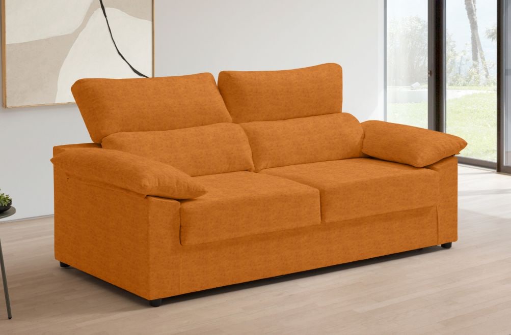 Sofá cama de tela Lecter de HOME - principal