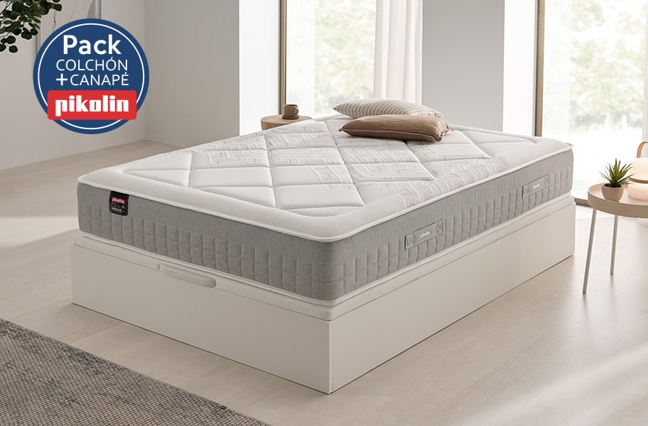 Pack colchón espumación Hydra y canapé MagicBox de Pikolin - principal
