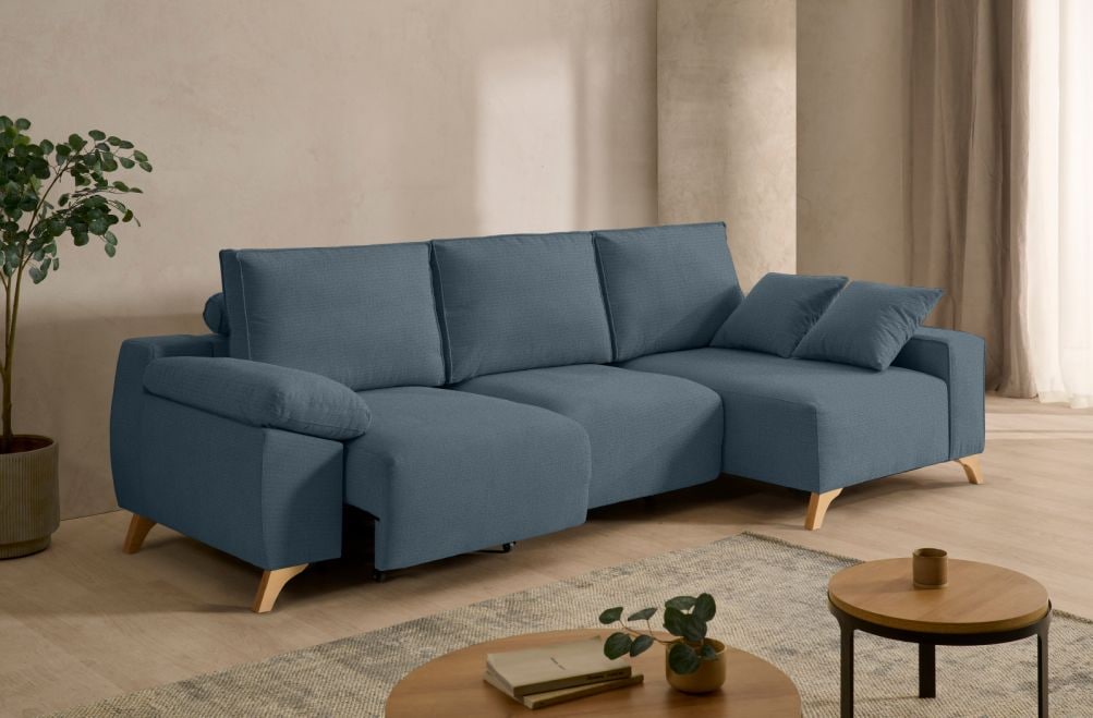 Sofá chaise longue de tela Nova de StyleKomfort - principal