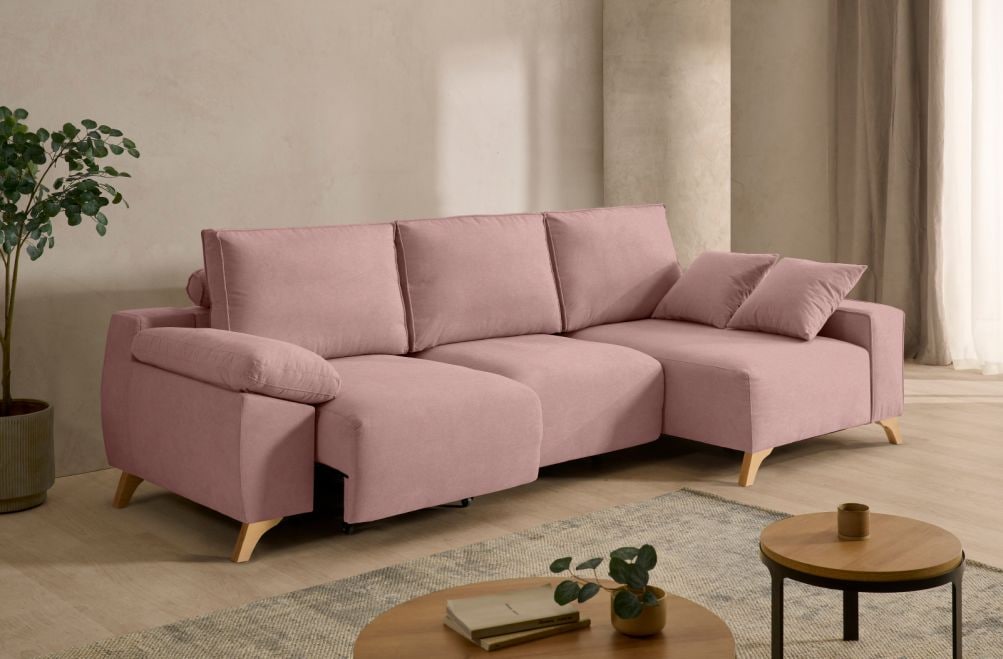 Sofá chaise longue de tela Nova de StyleKomfort - principal