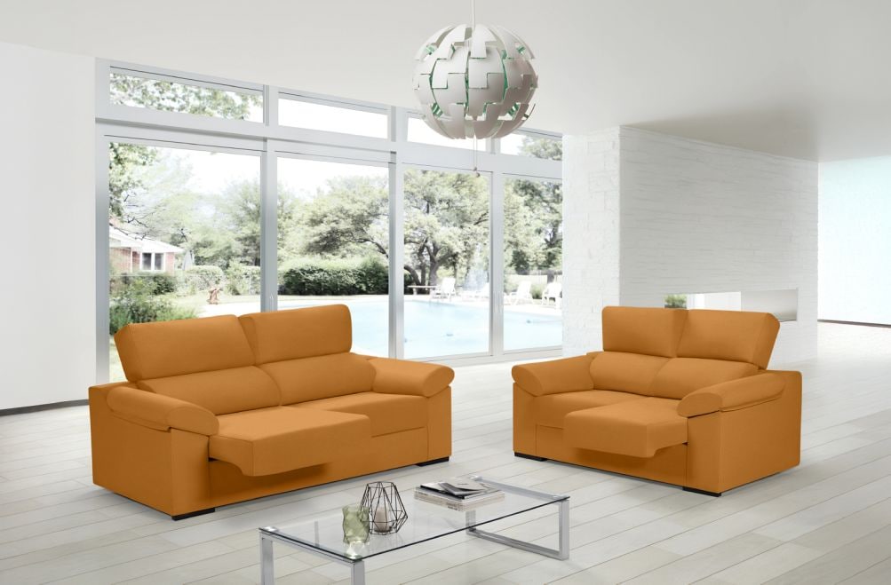 Sofá de tela Onsen de HOME - principal