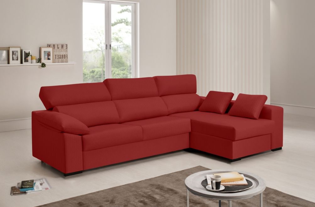 Sofá cama de tela Claris de HOME - principal