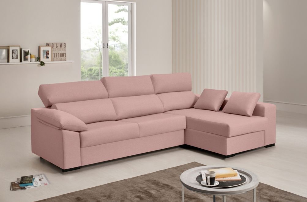 Sofá cama de tela Claris de HOME - principal